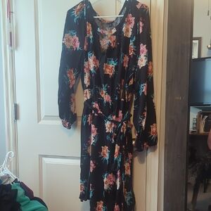 Torrid Black Bishop Sleeve Sundress